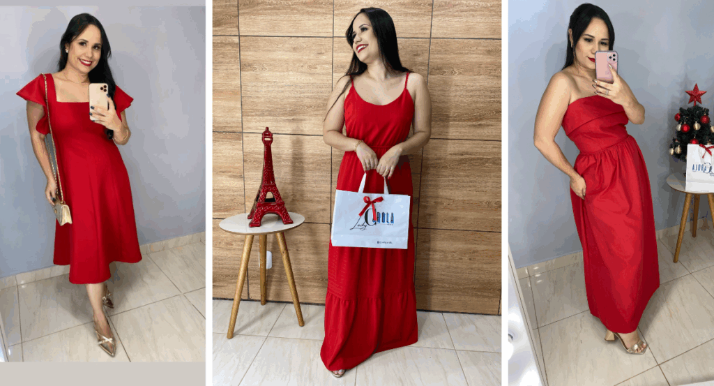 vestido vermelho